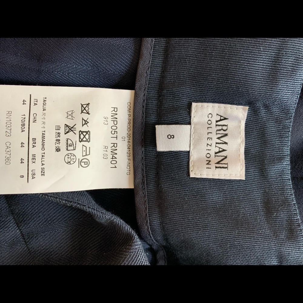 Armani Collection Periwinkle Blue Dress Slacks
